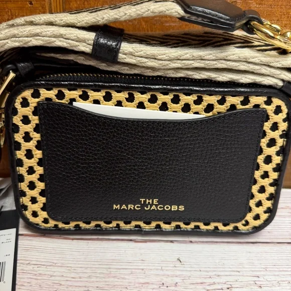 Marc Jacobs The Snapshot Cane Crossbody Bag - Black - Picture 8 of 10